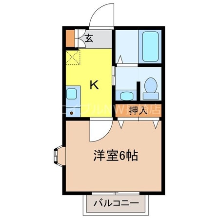 崇福寺駅 徒歩15分 1階の物件間取画像